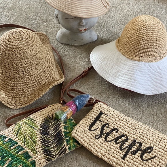 Crossbody 🏝 wristlet straw bag ☀️ - Picture 15 of 15